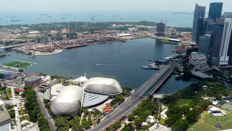 sirkuit jalan raya marina bay singapore