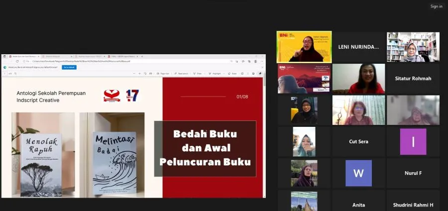 bedah buku dan awal peluncuran buku