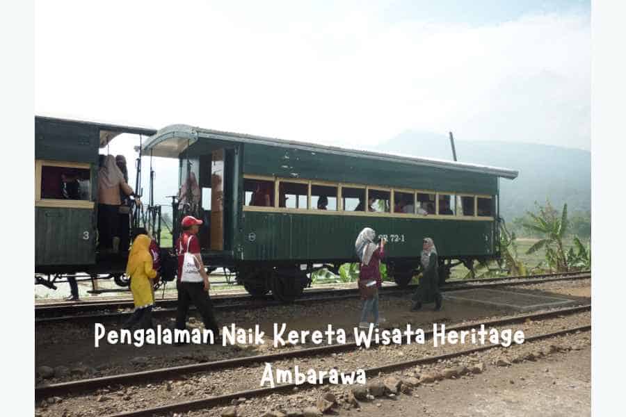 Pengalaman Naik Kereta Wisata Heritage Ambarawa
