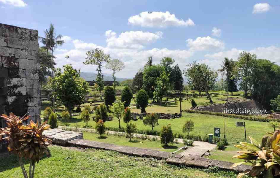 area luas di belakang