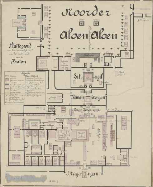 site plan keraton yogyakarta
