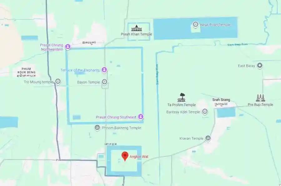Taman Arkeologi Angkor, Kamboja, Jejak Ibu Kota Khmer